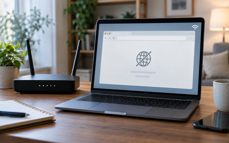 Wi-Fi bağlantı sorunu yaşanan dizüstü bilgisayar