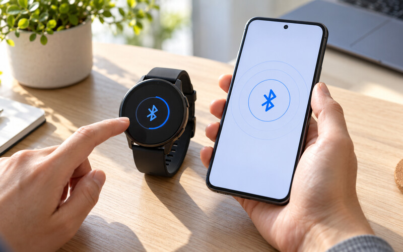 Akıllı saat ile telefon arasında Bluetooth eşleştirme işlemi