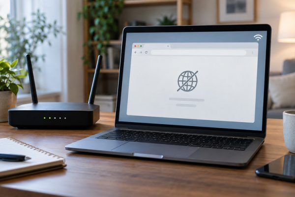 Wi-Fi bağlantı sorunu yaşanan dizüstü bilgisayar